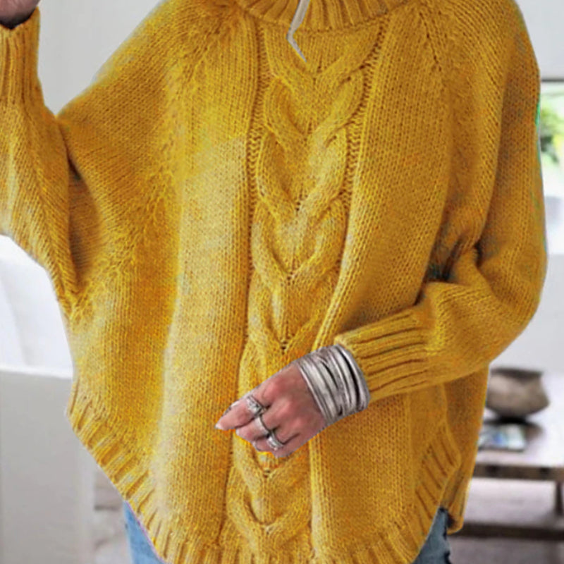 Dámský pletený rolákový svetr