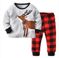 Dětské pyžamo s potiskem vánočního soba