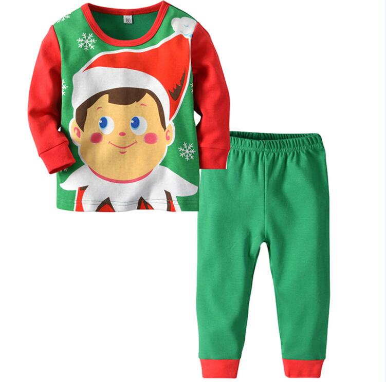 Dětské pyžamo s potiskem vánočního soba