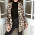 Dámský leopardí kabát