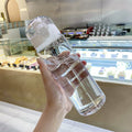 Plastová průhledná láhev na vodu