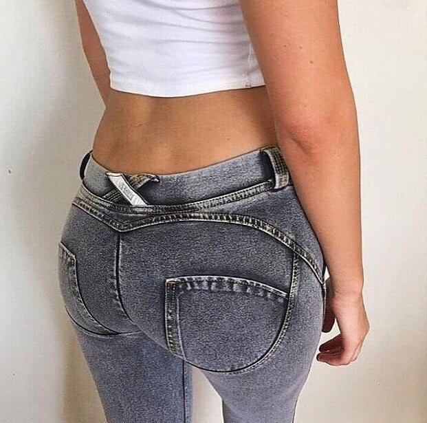 Sexy dámské push-up džíny (Výprodej)