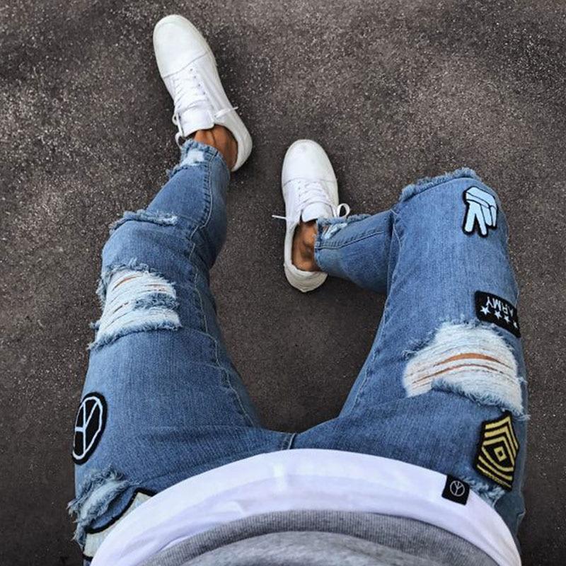 Pánské stylové slim džíny (Výprodej)