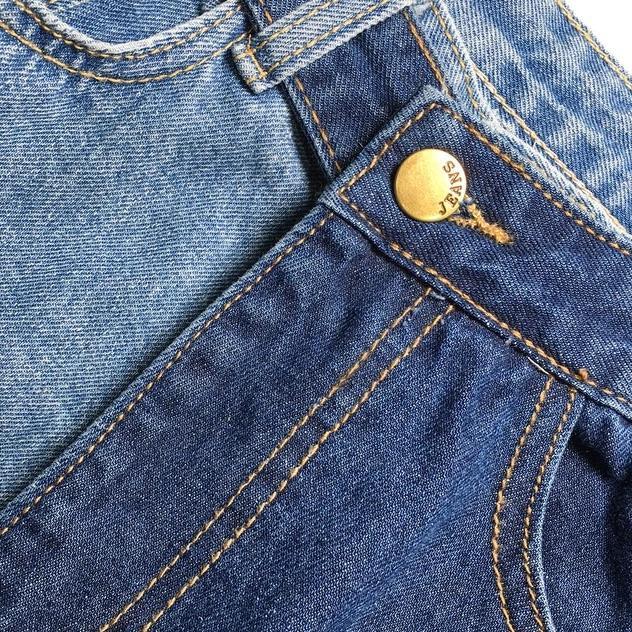 Dvoubarevné džíny s páskem (Výprodej)