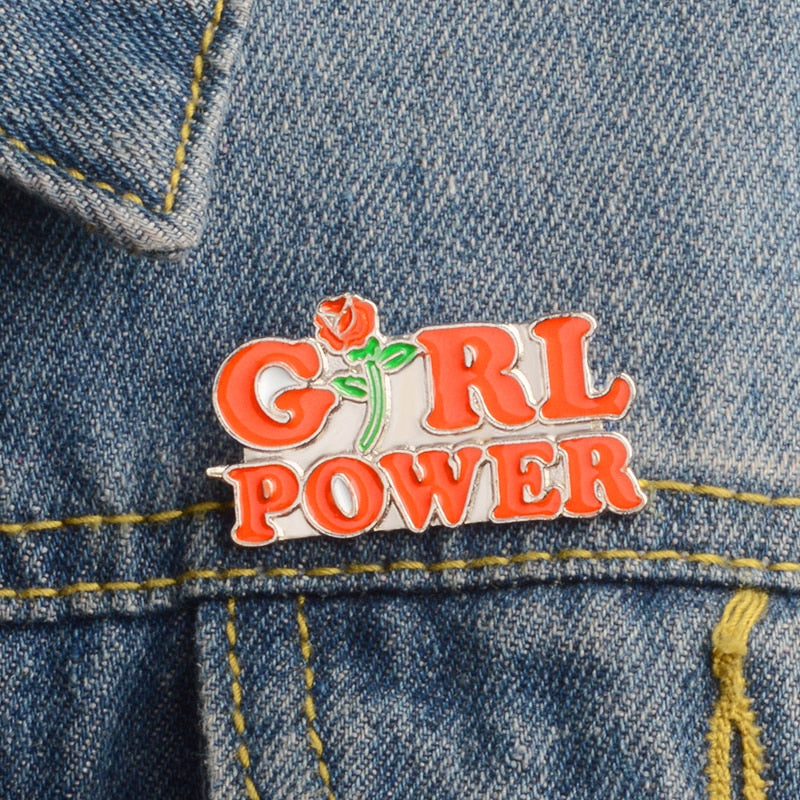 Brož Girl Power
