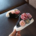Dětské boty s květinou
