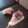 Dětské boty s květinou