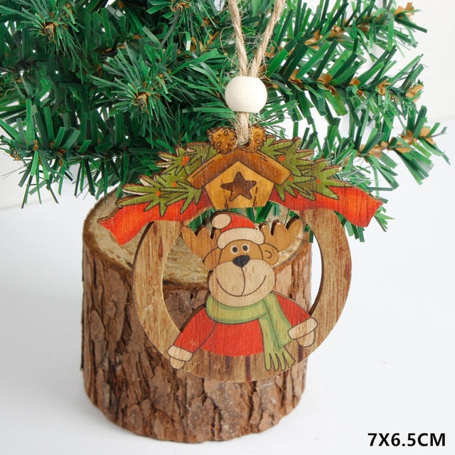 Ornamenty s vánočními vzory (Výprodej)