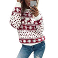 Dámský teplý vánoční svetr