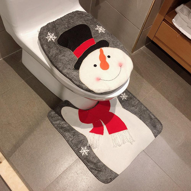 Vánoční ozdoba na toaletu