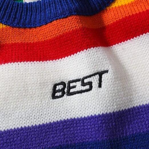Unisex sveter s nápisom Best (Výprodej)
