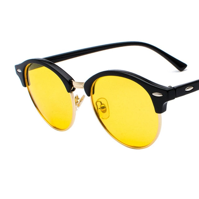 Unisex retro sluneční brýle