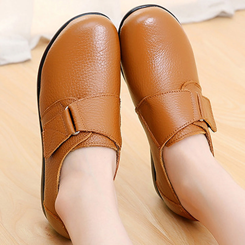Dámské pohodlné kožené boty