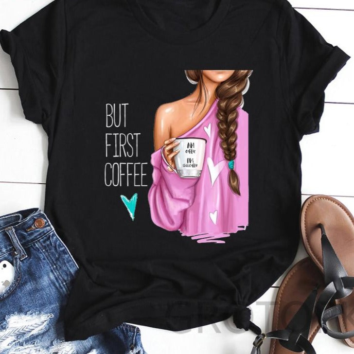 Dámské tričko Coffee