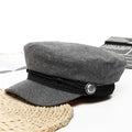 Dámská stylová čepice s rovným kšiltem