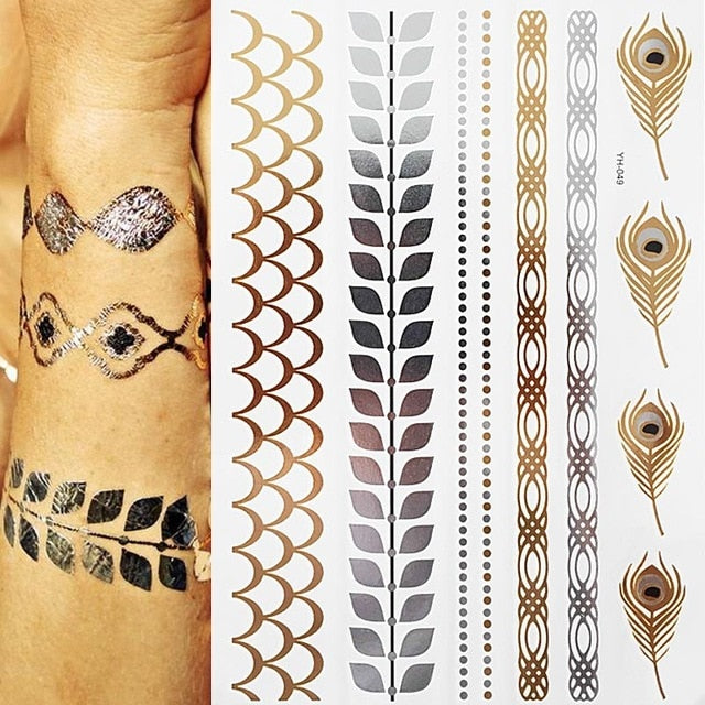 Dočasné dámské tetování