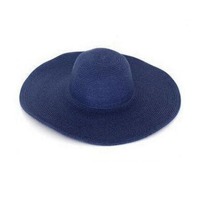 Slaměný jednobarevný klobouk