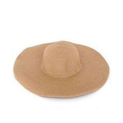 Slaměný jednobarevný klobouk (Výprodej)