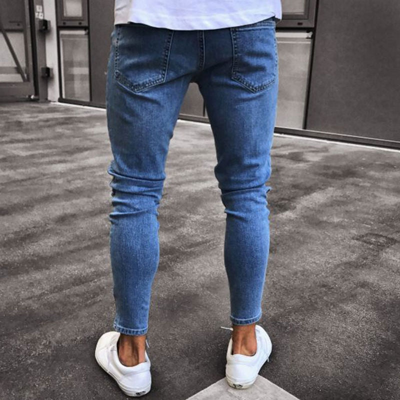 Luxusní pánské džíny s nášívkama