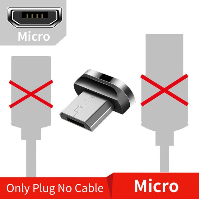 Magnetický kabel-micro,typ-c,ios