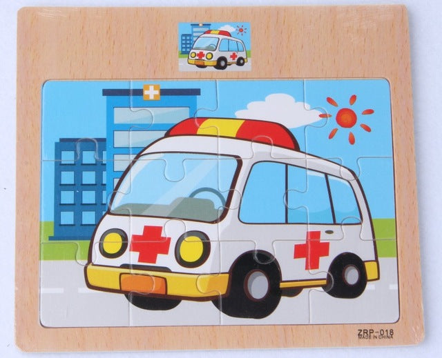 Dřevěné puzzle pro děti (Výprodej)