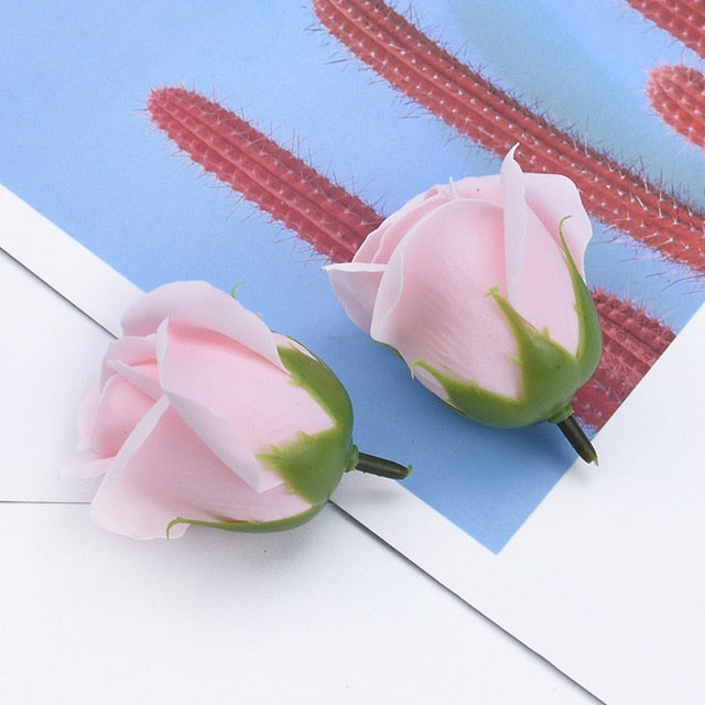 Balení mýdel ve tvaru růže
