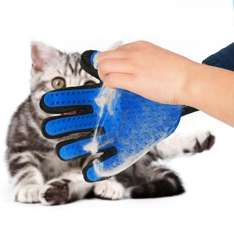 Silikonová rukavice na vyčesávání srsti