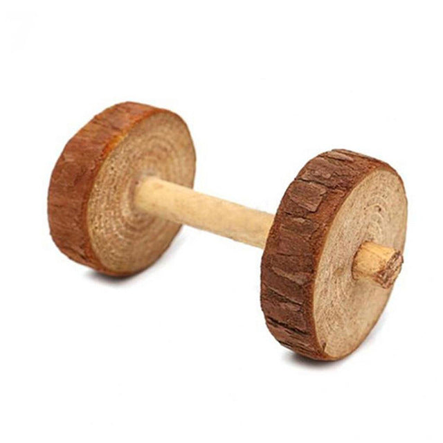 Dřevěná hračka pro hlodavce