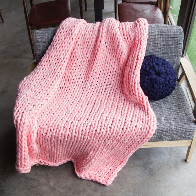 Pletená teplá deka