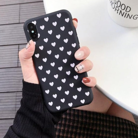 For Huawei P8 P9 P10 P20 Lite Plus P30 P40 Pro 2017 P Smart 2019 Z Case For Huawei Mate 10 20 Lite Pro Cute Love Heart Cover