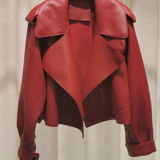 Dámská koženková bunda (Výprodej)