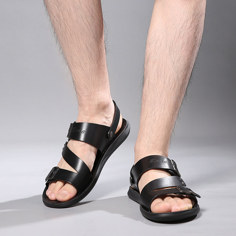 Pánské kožené sandále