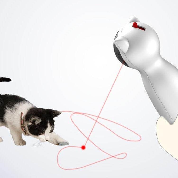 Automatická LED hračka pro kočky