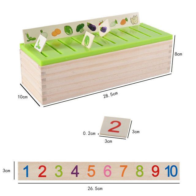 Dřevěná kognitivní hra pro děti