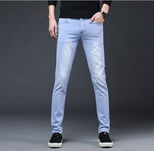 Pánské slim elastické džíny