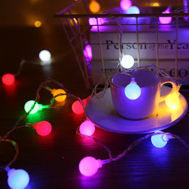 Malý LED vánoční řetěz
