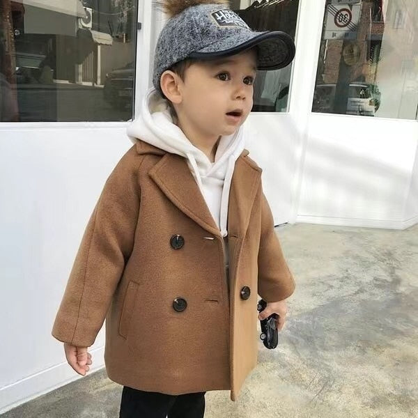 Stylový kabát pro chlapce