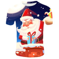 Pánské vánoční 3D tričko