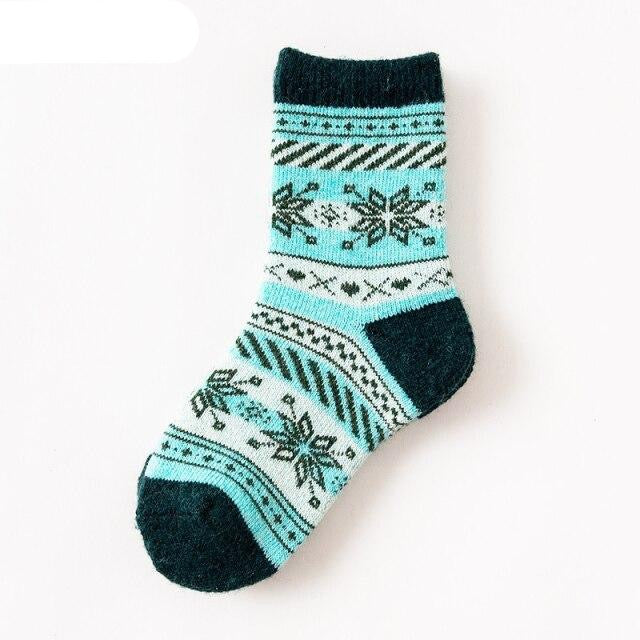 Teplé zimní ponožky