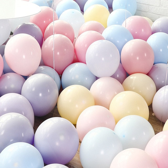 Balónky v barvě bonbónů