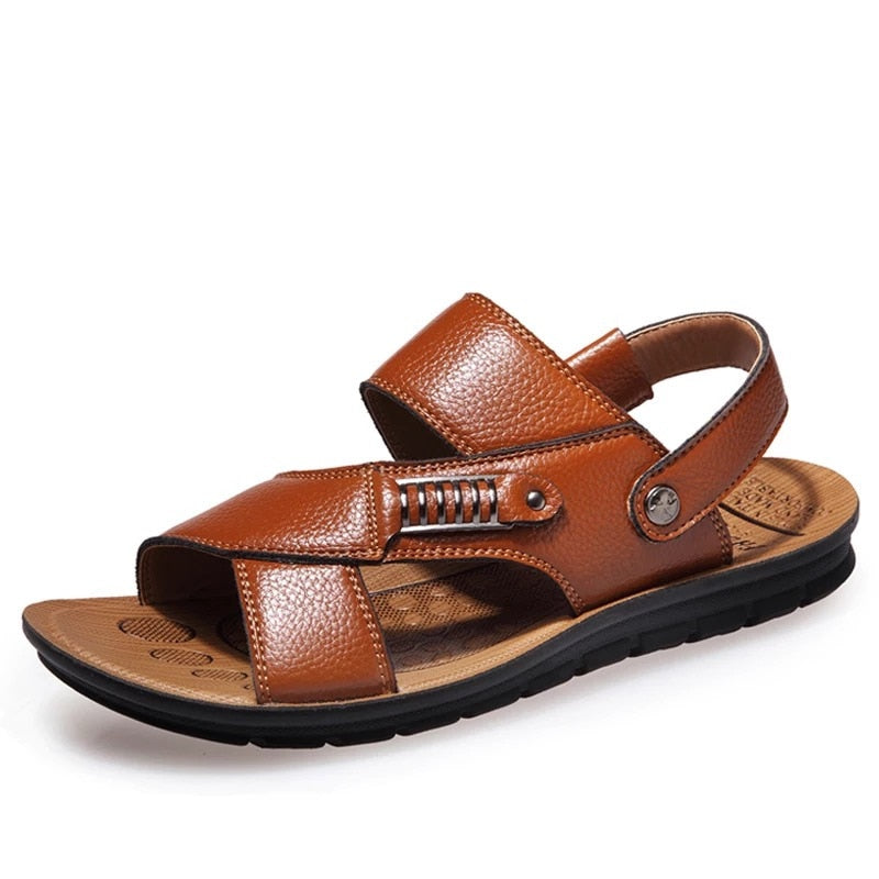 Letní kožené sandále
