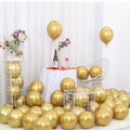 25 ks rose gold balónků