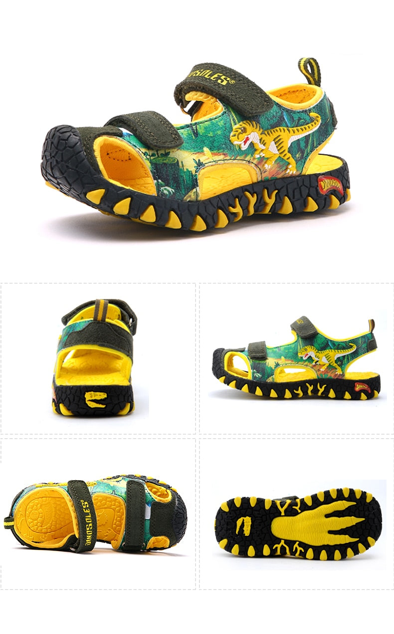 Sandále s dinosaury
