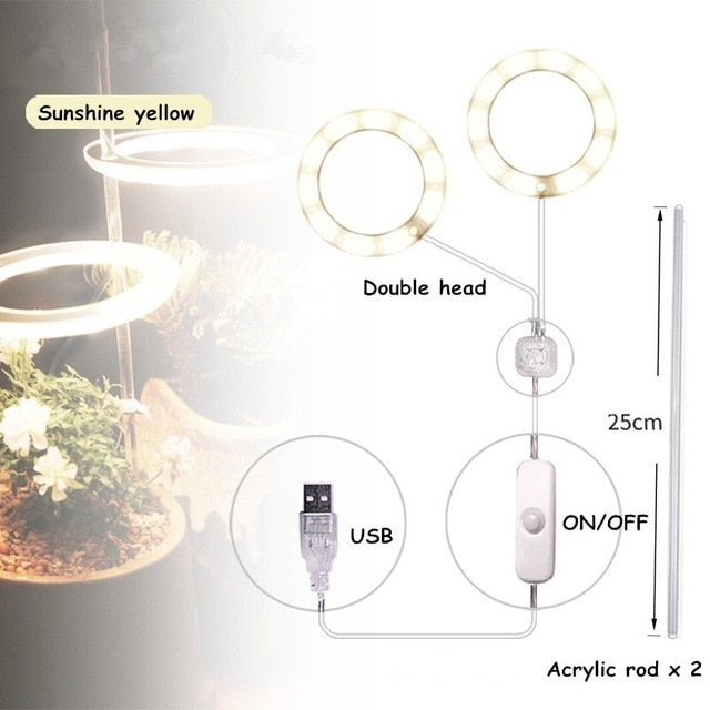 LED světlo pro pokojové rostliny