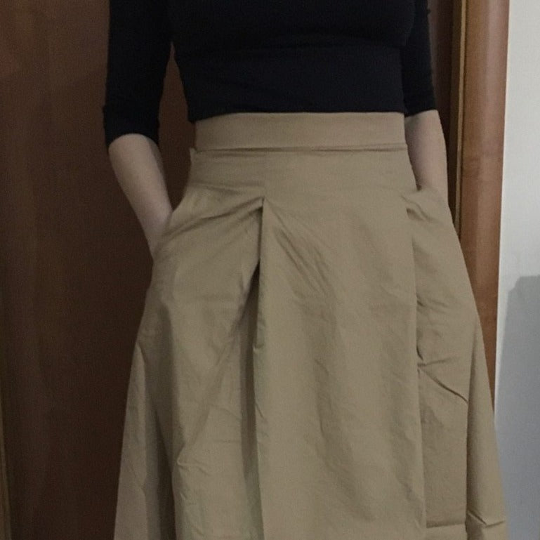 Dámská dlouhá sukně s mašlí