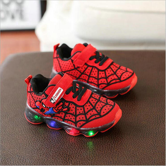 Svítící boty Spiderman (Výprodej)