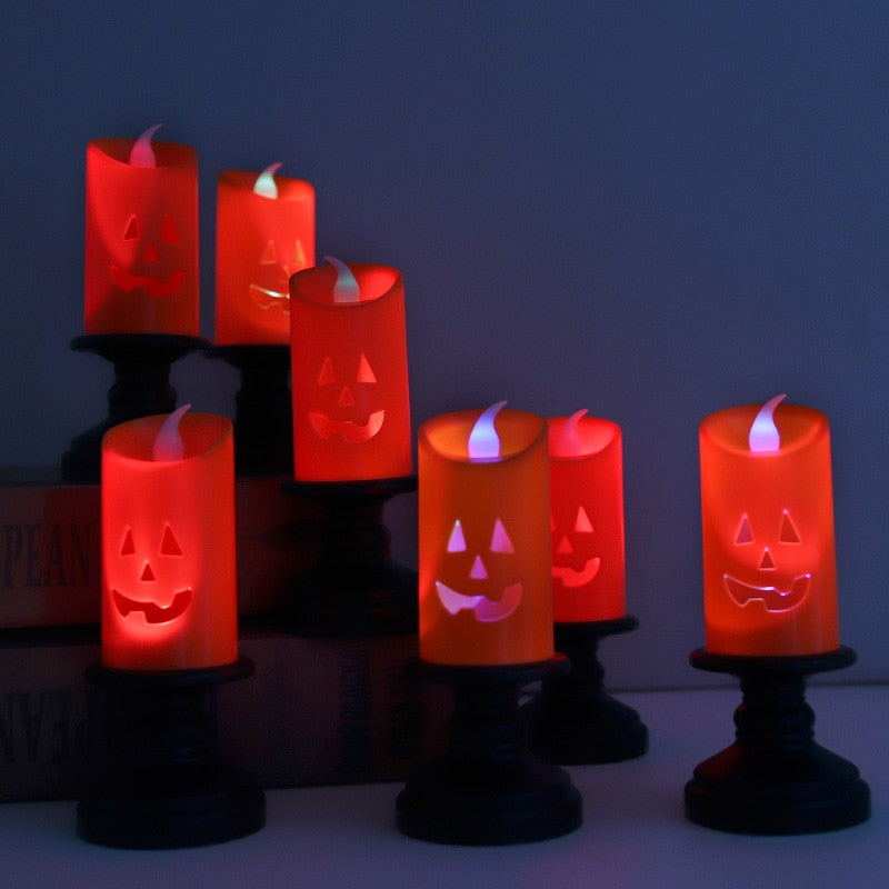 Halloweenské LED svíčky