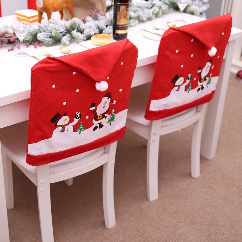 Vánoční návleky na židle