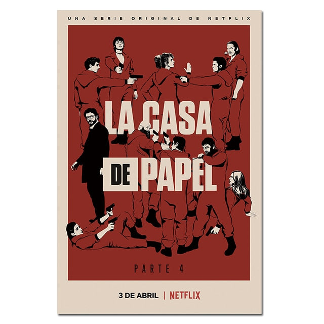 Plakát La casa de papel (Výprodej)