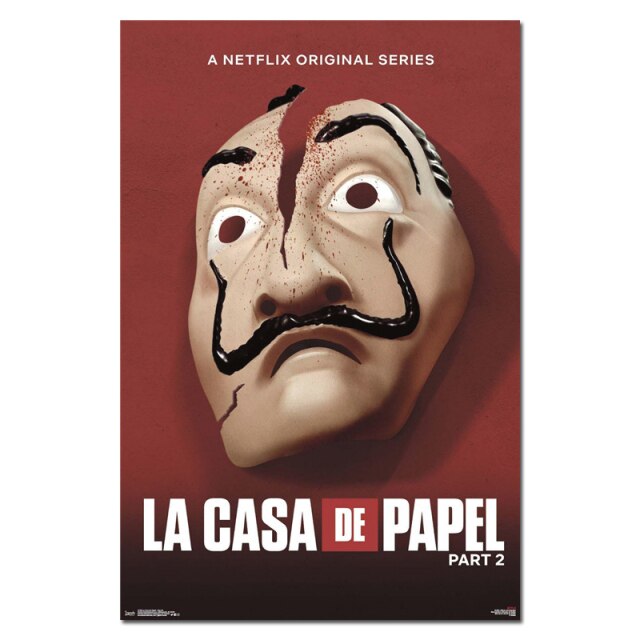 Plakát La casa de papel (Výprodej)